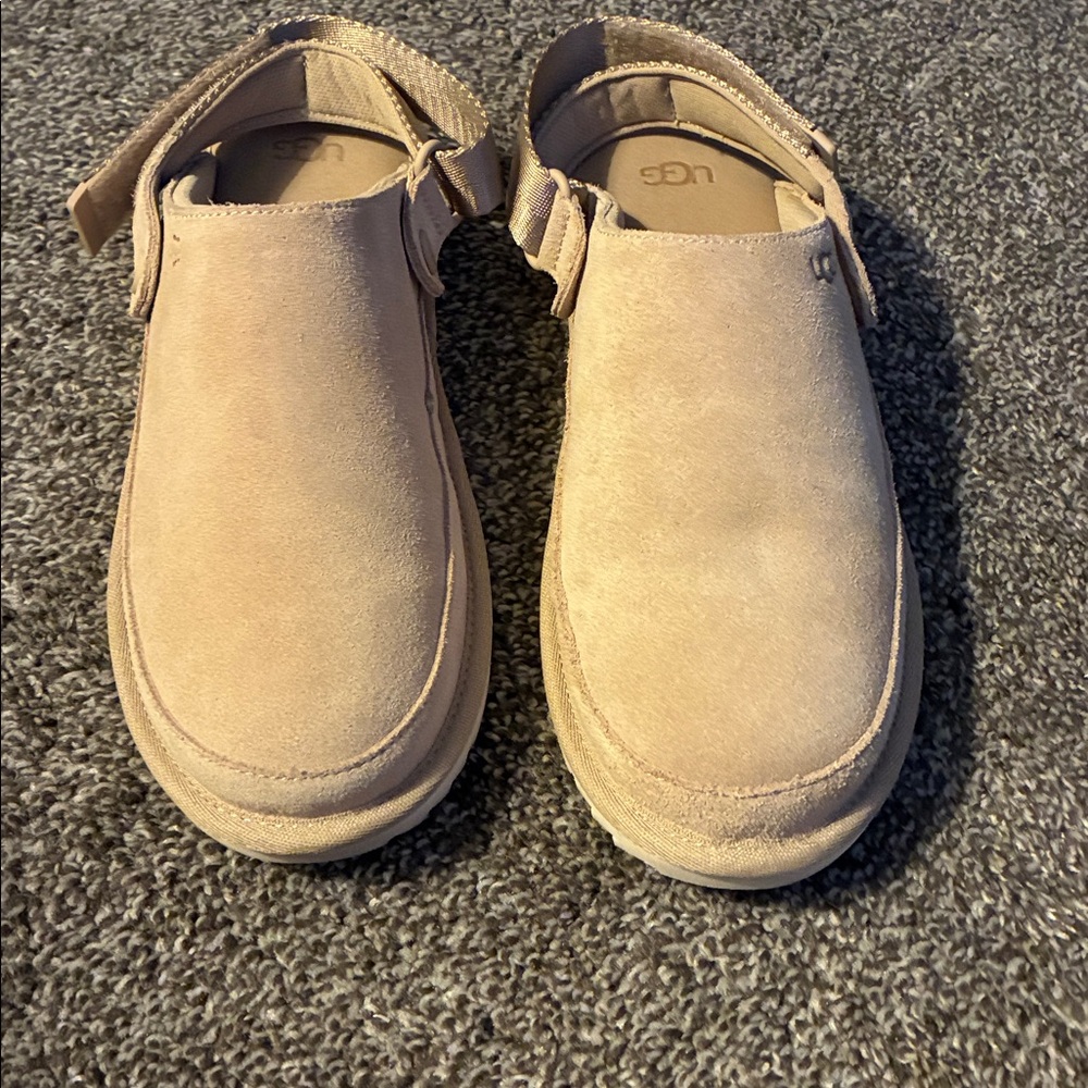 UGG Tan Suede Mules